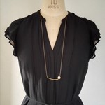 【*再販*】✨コットンパール＆パイプネックレス2WAY