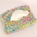 送料無料☆ 引き揃え糸のティッシュケース✨