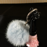 ブルーミンクキーホルダー