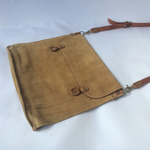 キャメルブラウンカラー ☆スエードポストマンショルダーバッグ☆ 