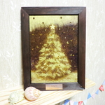 コラボ作品　『クリスマスツリー』　額付き