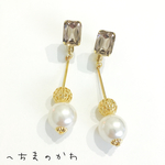 elegant & big balls／イヤリングorピアス