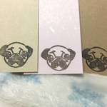30枚入✯キラキラ瞳のパグ メッセージカード