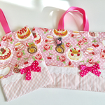 レッスンバッグ&シューズバッグP 女の子用 ハンドメイド 新品