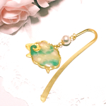 ＜レジン作品＞水面模様の羊(透明)