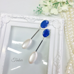 再販♡ロイヤルブルーの大人ピアス（イヤリング）