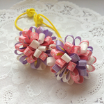 ボンボンリボンのヘアゴム   daisy