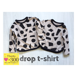 ●▲◼︎の肩落ちTシャツ【90】