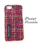 〔ツイード11〕大人かわいい iPhone7・6・6sケース