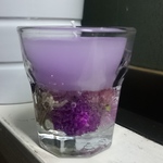 紫☆ボタニカルキャンドル☆
