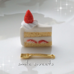 再販ショートケーキのブローチ♪（フェイクスイーツ）