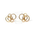 ERG-265-MG【2個入り】マルチラウンドピアス,Multi-round Ear Post/12mm x 15mm