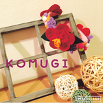 再販☆和風フェルト花かんむり☆*。牡丹の花