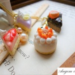 Angem CAFE☕️桃の生クリームスポンジケーキ編