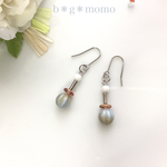 sale＊北欧カラーのピアス・アイスブルー（プチプラ）