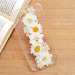 12月限定価格＊White押し花iPhoneケース