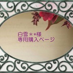 白雪＊*様専用購入ページ