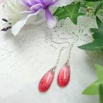 赤の涙  ピアス/イヤリング