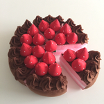 フェルトのおままごと！チョコレートホールケーキ‼︎