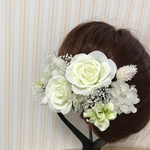 お花のヘッドドレス