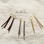 最安値♡オープンハートのタッセルピアス／イヤリング