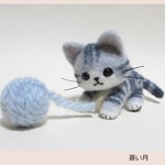 アメショーちゃんと毛糸玉