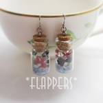 【ピアス】*再々販*小瓶×金魚ピアス【FLAPPERS】
