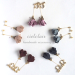 限定SALE♪フラワータッセルイヤリング/ピアス