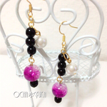 パープルクラッシュのつららピアス