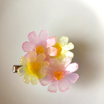 コスモスの2way ブローチ ヘアクリップ 秋桜