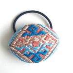 こぎん刺し  大きめヘアゴム