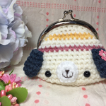 【再販×4☆】わんちゃんのがま口（9㎝）☆