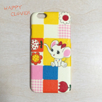 【受注生産】昭和レトロ*ハニーチューン iPhoneケース（ホワイト）カバータイプ