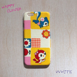 ♡受注生産♡ 昭和レトロ*ハニーチューン iPhoneケース（ホワイト）【動物/アニマル/リス/小鳥/とり】