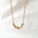 再販☆Tiny gold metal・小さなゴールドメタルネックレス