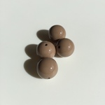アクリルビーズ ベージュ色 14mm 4個入り