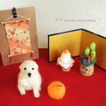 ワンコと迎えるお正月✳︎サモエドの子犬