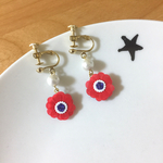 ゆー様専用ページ*コットンパールとお花のイヤリング