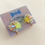流れ星イヤリング