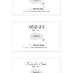【名入れ】★shopcard★ママ名刺etc...Ma petite carte