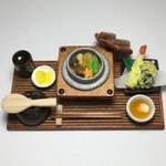 松茸釜飯 天ぷらセット②