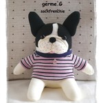 【ｆ様お取り置き品】ソックフレンチブルドッグ　＊パイド＊