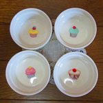 カップケーキのココット4個セット
