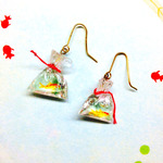 縁日の金魚 ゆらゆらピアス