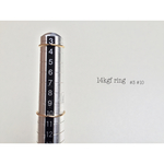 14kgf 極細 simple ring