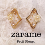Prtit Fleur♡チェコパール 花ピアス♡