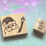 【NEW】インク１個プレゼント！サンタとHO!HO!HO!スタンプセット