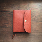【受注製作】革のほぼ日手帳カバー(ブラウン)しおり付