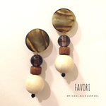 rétro cabochon wood