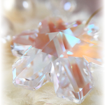『天からの贈り物』スワロフスキーオーロラの雪の結晶【サンキャッチャー】